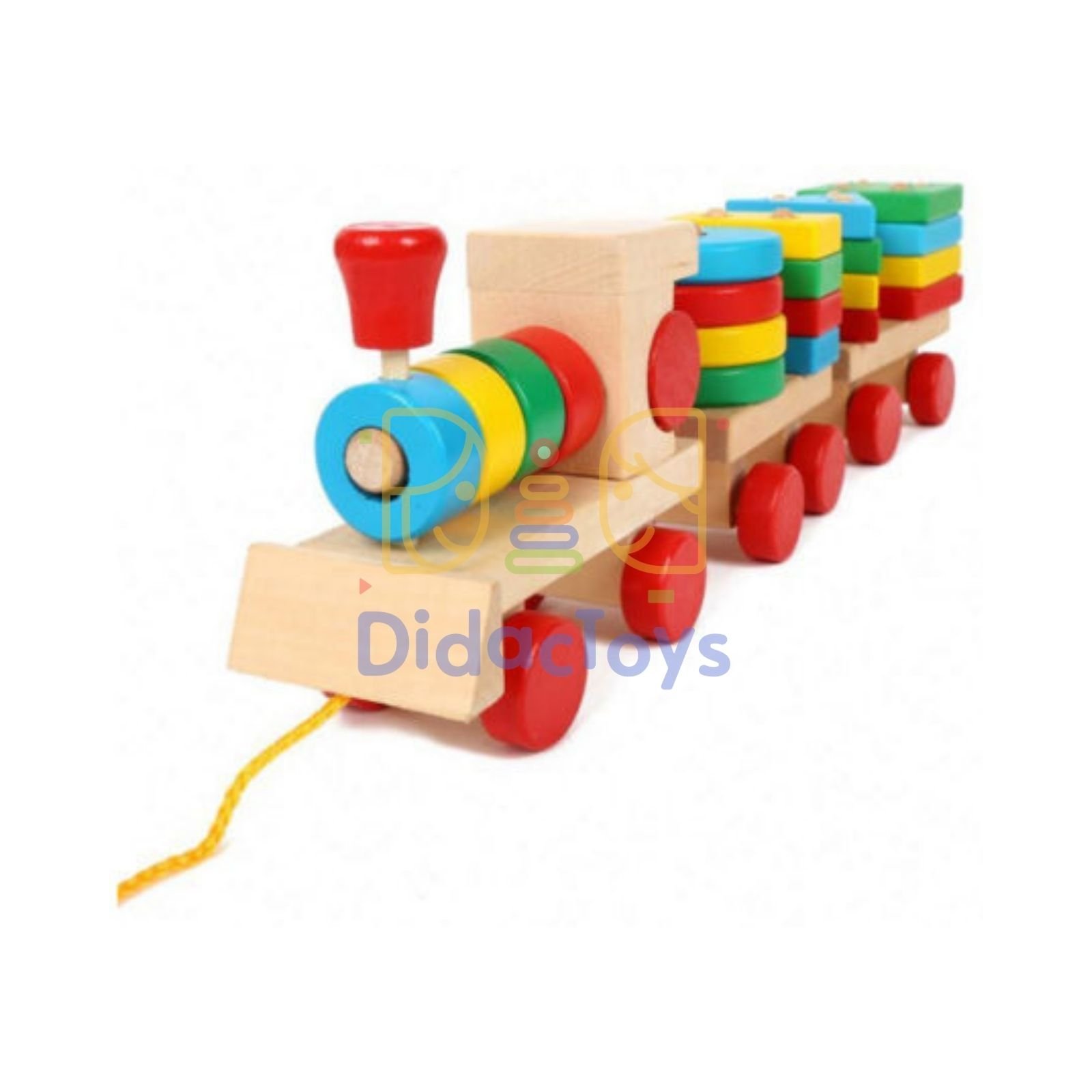 Tren con Encaje de Figuras Geométricas - Imagen 3