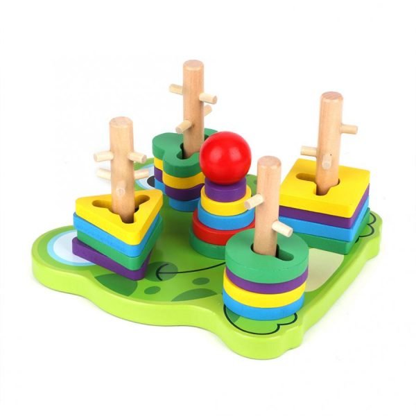 juego de encaje con dificultad madera