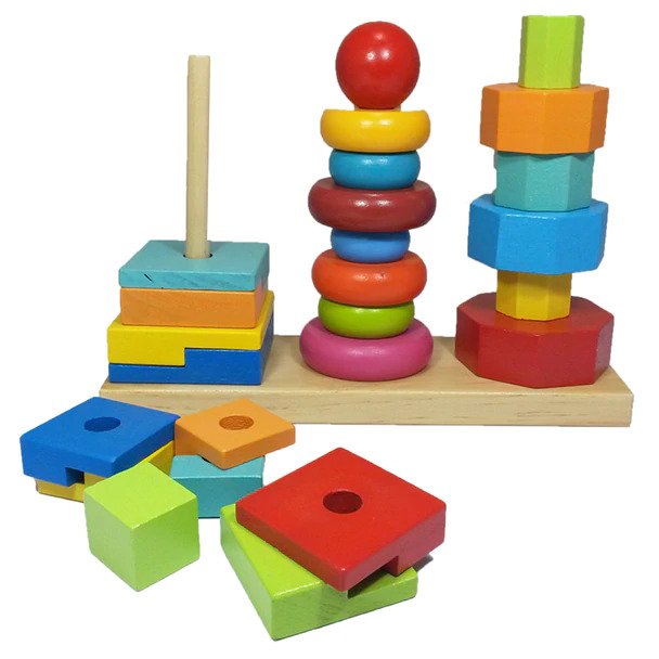 TORRE X 3 DIDÁCTICO MADERA