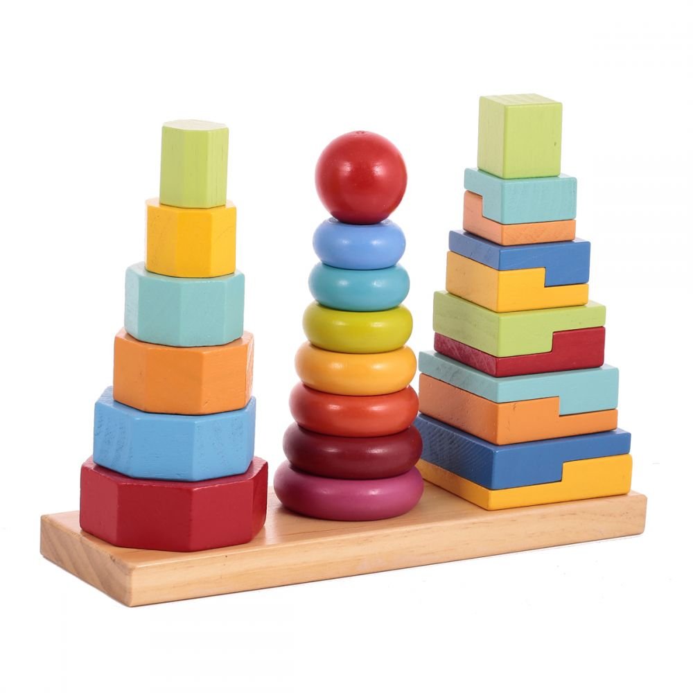 TORRE X 3 DIDÁCTICO MADERA
