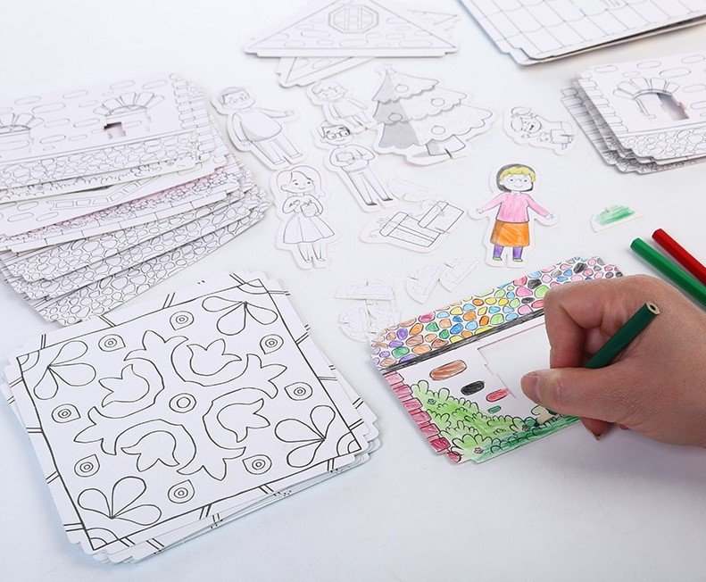 casita para pintar