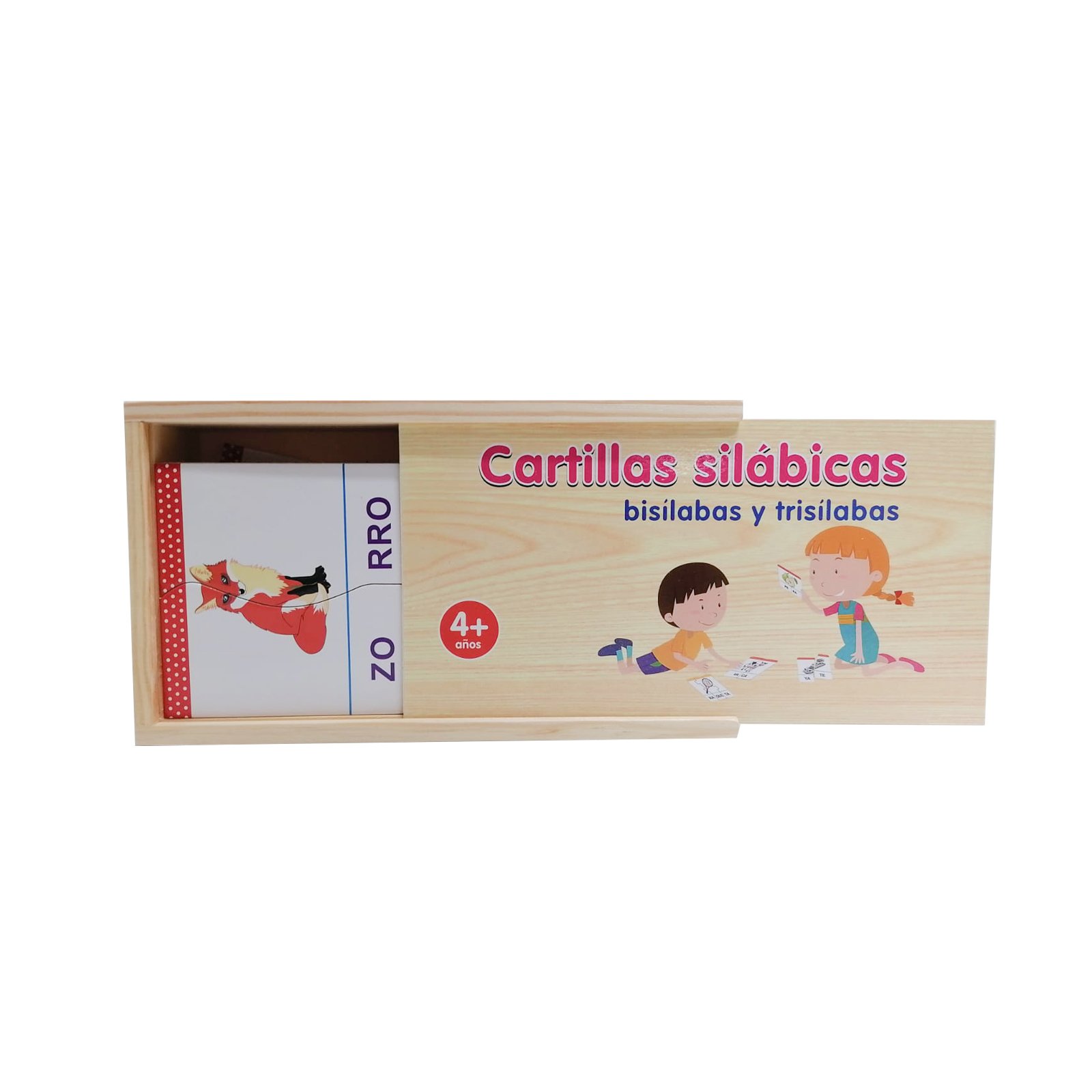 Cartillas de sílabas y trisílabas de madera - Imagen 3