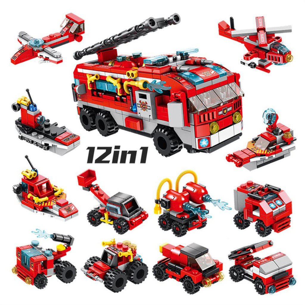 Bloques de Construcción Bombero Brigada Fire - Imagen 3
