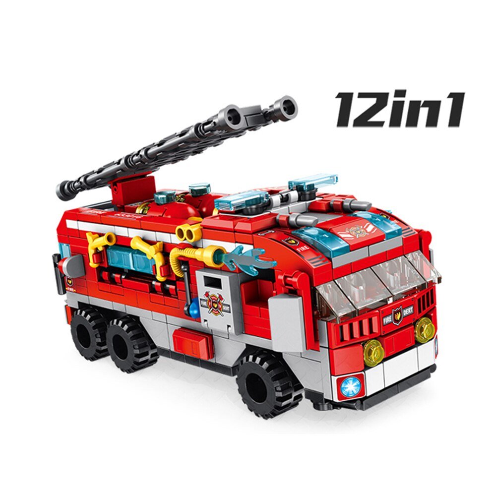 Bloques de Construcción Bombero Brigada Fire