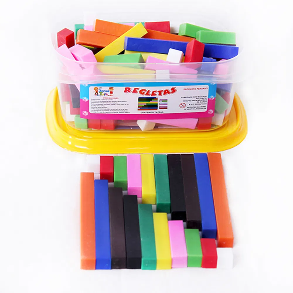 Juego Didáctico de Regletas x74 pcs