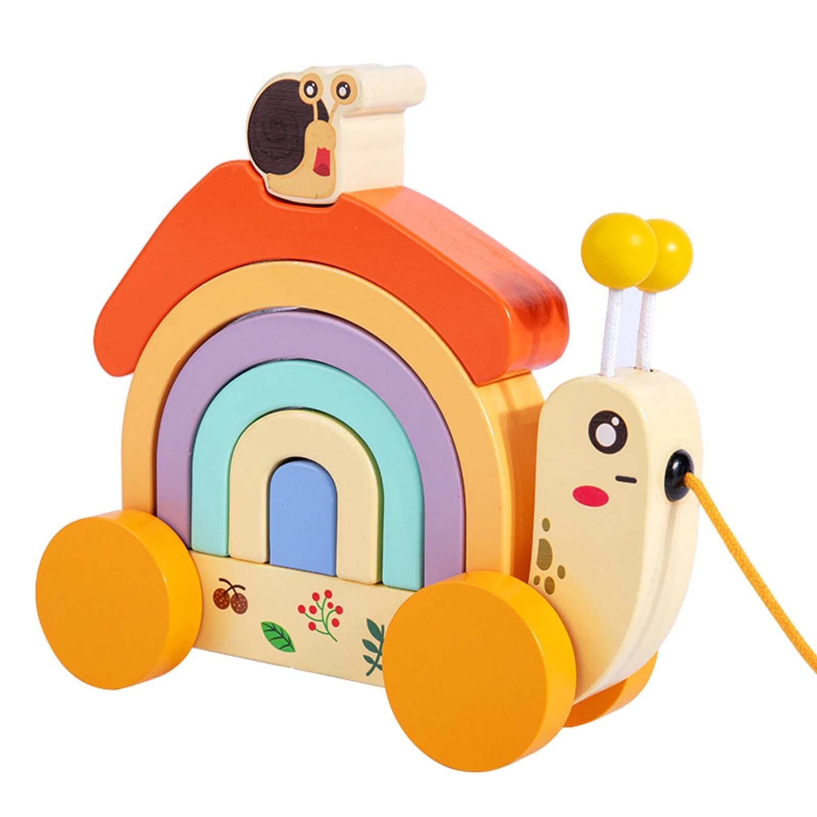 Juego de Arrastre Caracol Arcoiris