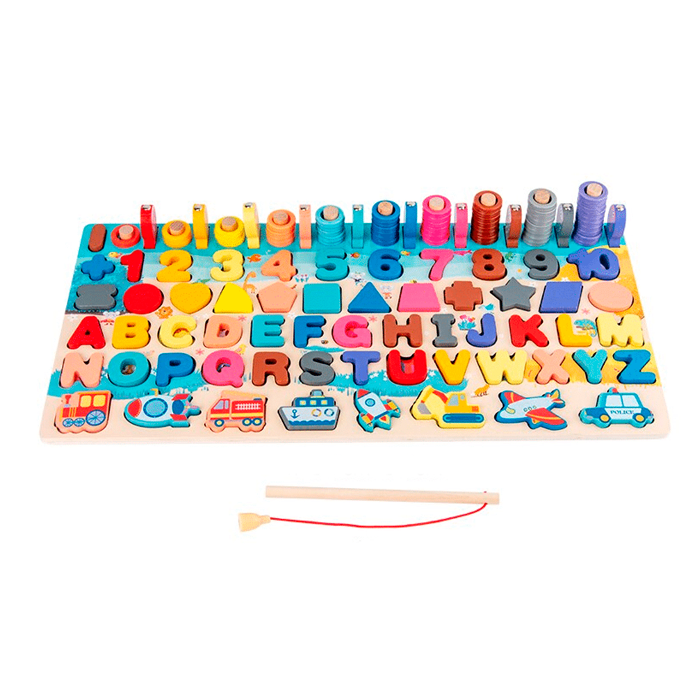 Tablero Montessori con 7 diseños en 1 - Imagen 2