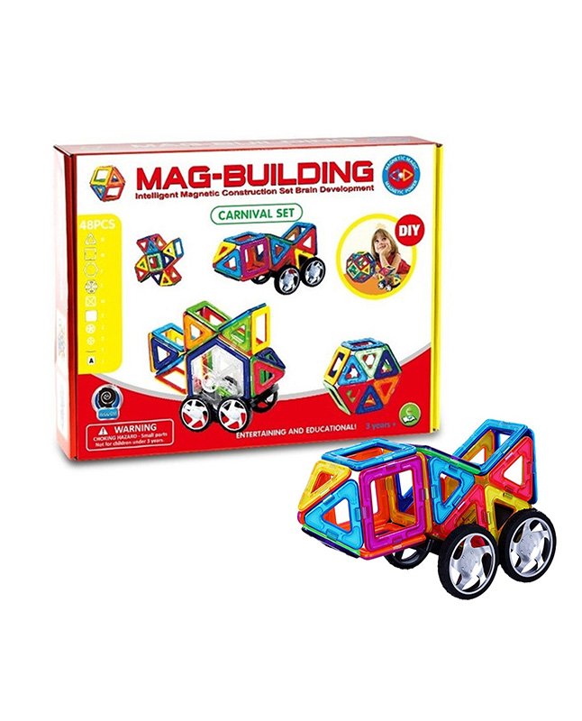 Juego Didáctico Bloques Magnéticos de 48 pcs