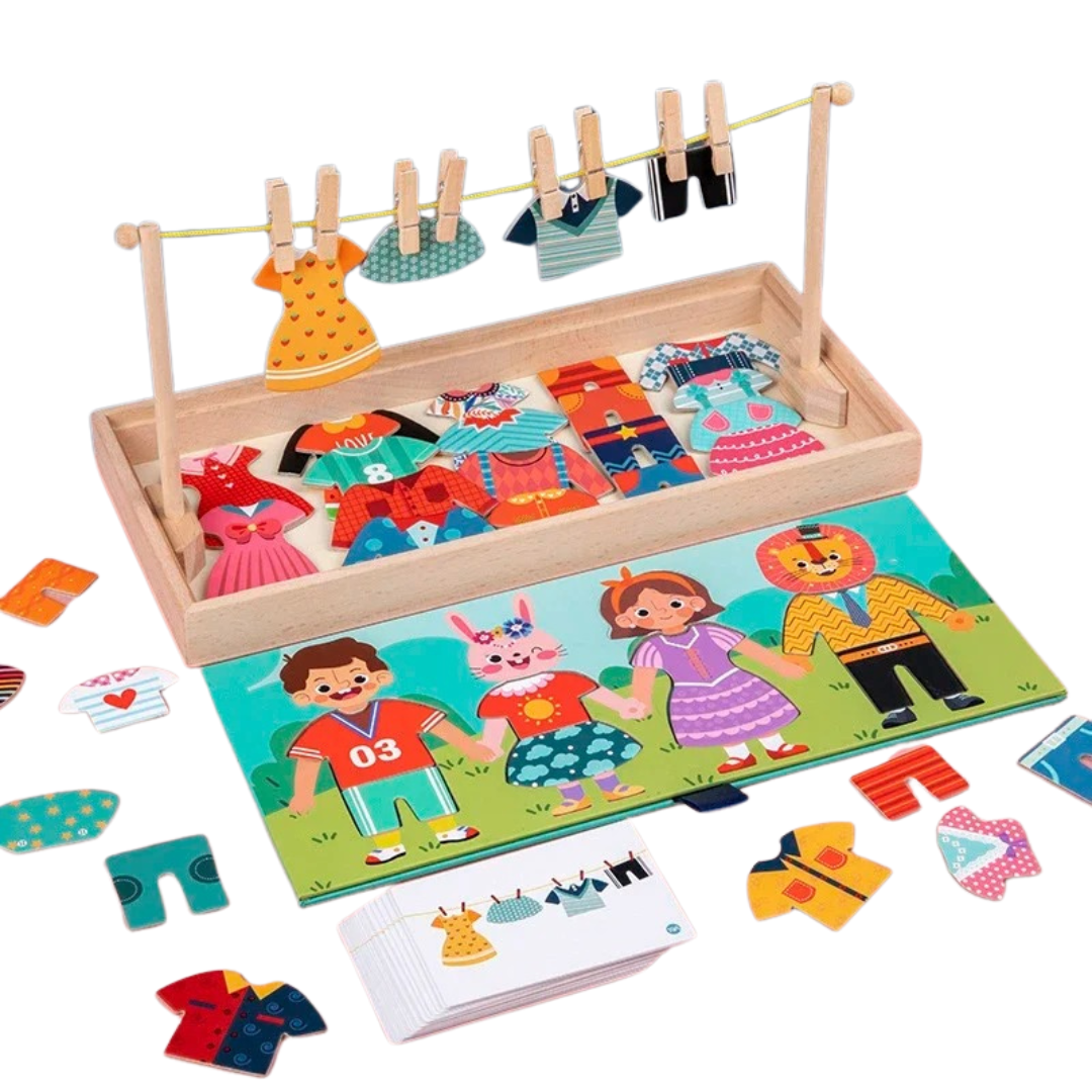 Juego Tendedero de Ropa